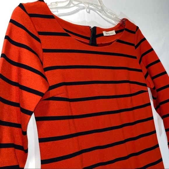 Newbury Kustom Red Black Stripe Zipper Dress Small - Picture 2 of 8